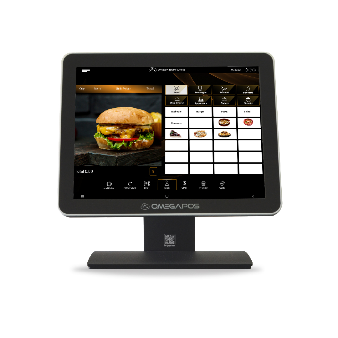 Omega POS Server All in one Pc and Touch screen